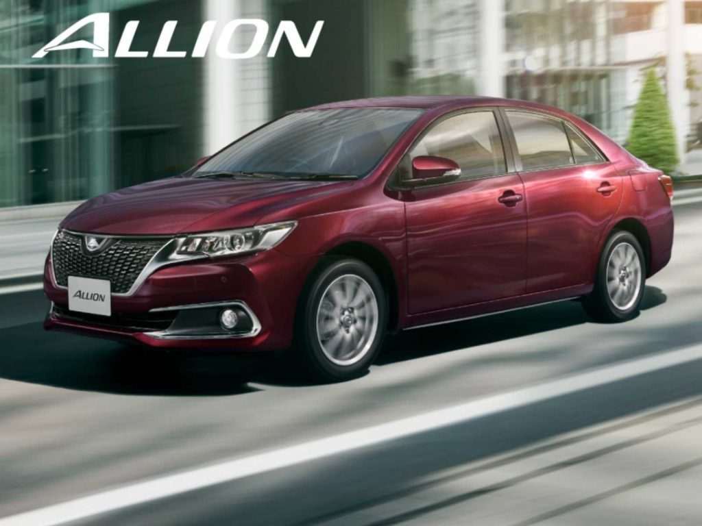 toyota allion red wine color
